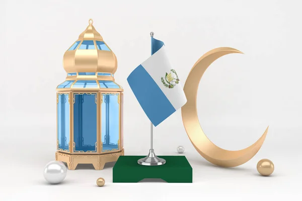 Ramadan Guatemala Med Halvmåne — Stockfoto