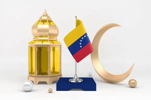 Ramadan Venezuela Med Halvmåne — Stockfoto