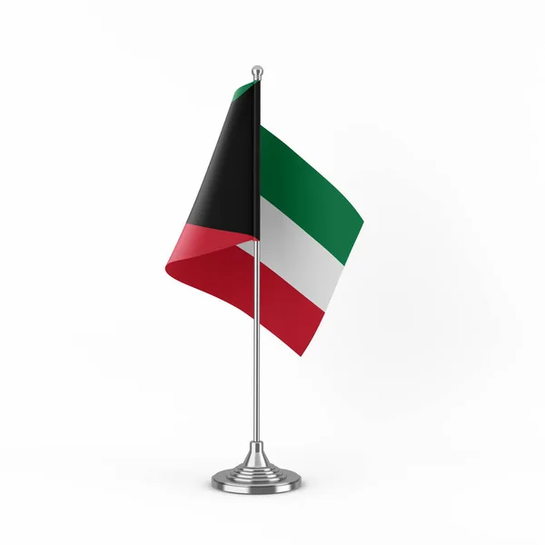 Kuwait Tisch Büro Flagge — Stockfoto