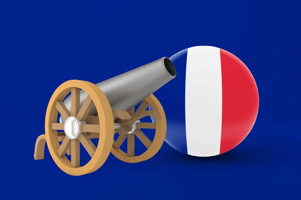 大砲とラマダーンフランス — ストック写真