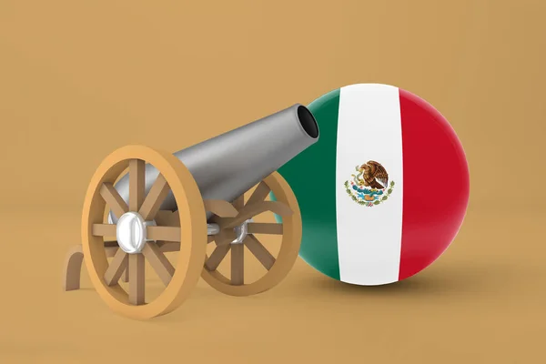 Ramadan Mexiko Mit Kanonen — Stockfoto