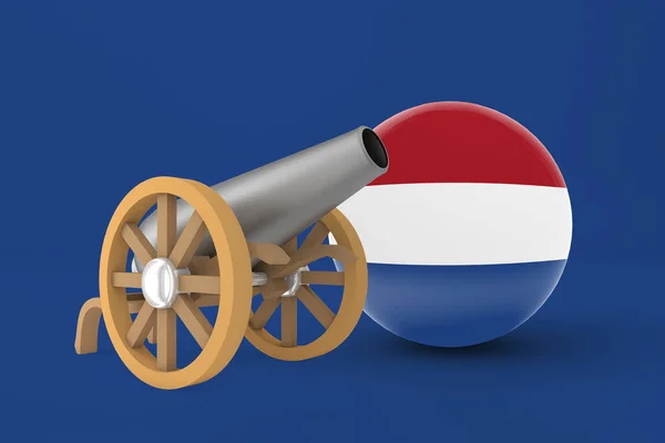 ラマダーン月のオランダと大砲 — ストック写真