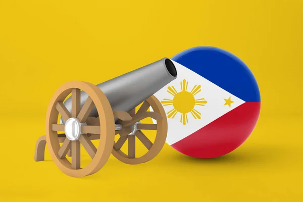 大砲とラマダーンフィリピン — ストック写真
