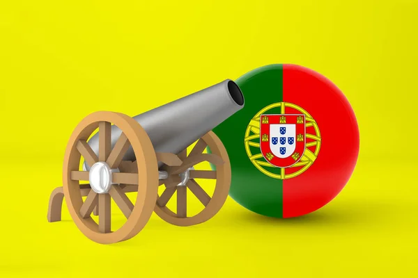 Ramadan Portogallo Con Cannone — Foto Stock