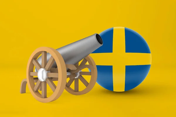大砲とラマダーンスウェーデン — ストック写真