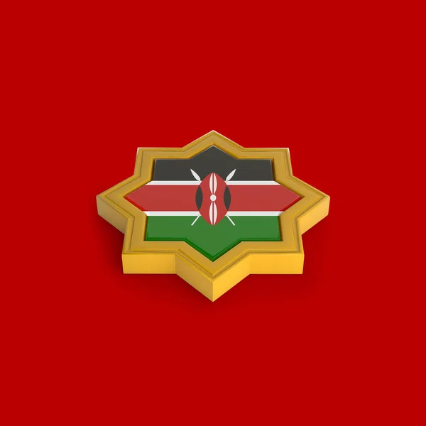 Kenya Islamic Frame Rendering — Stockfoto