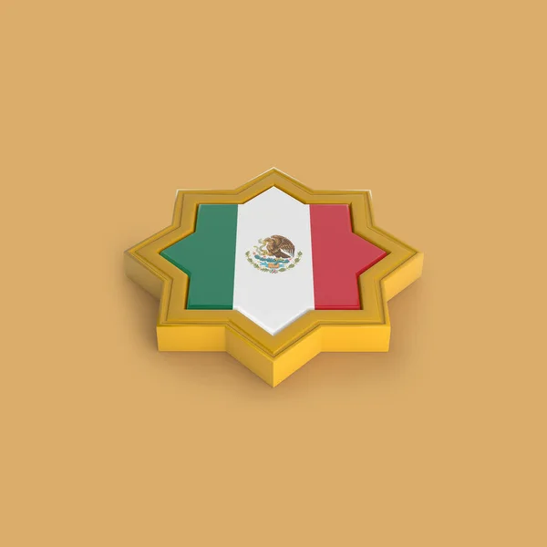 México Islâmico Frame Renderização — Fotografia de Stock
