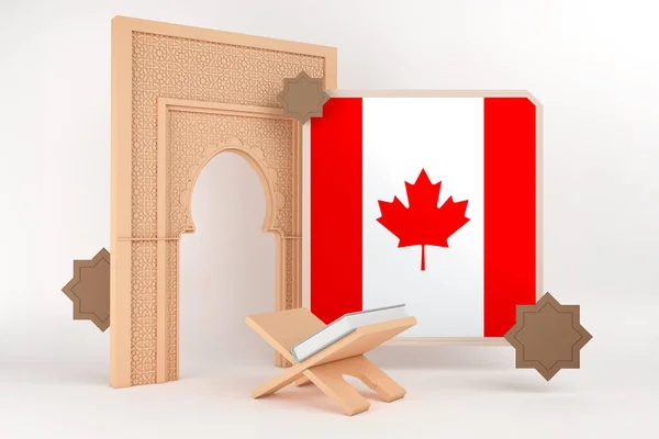 Ramadan Canada Islamitische Achtergrond — Stockfoto
