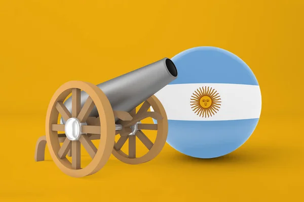 Ramadan Argentina Con Cannone — Foto Stock