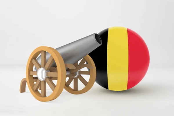 Ramadão Bélgica Canhão — Fotografia de Stock