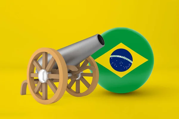 Ramadão Brasil Com Canhão — Fotografia de Stock