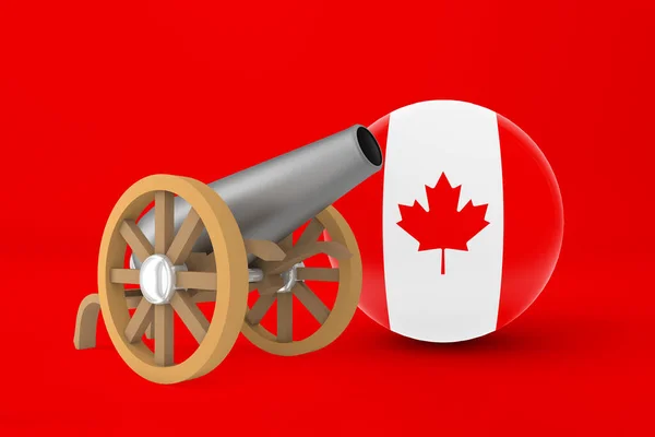 大砲とラマダーンカナダ — ストック写真