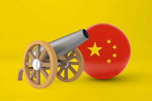 大砲とラマダーン中国 — ストック写真
