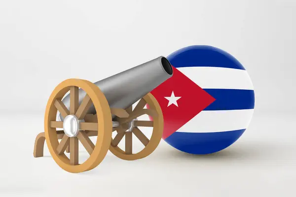ラマダーン キューバと大砲 — ストック写真