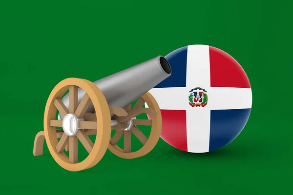 拉马丹多米尼加共和国加农炮 — 图库照片