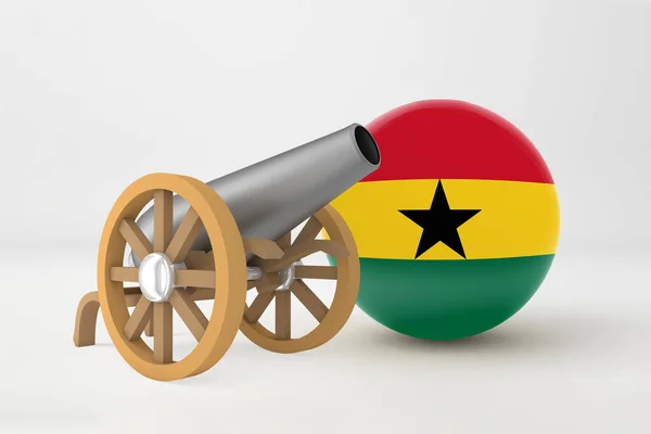 Ramadan Ghana Och Cannon — Stockfoto