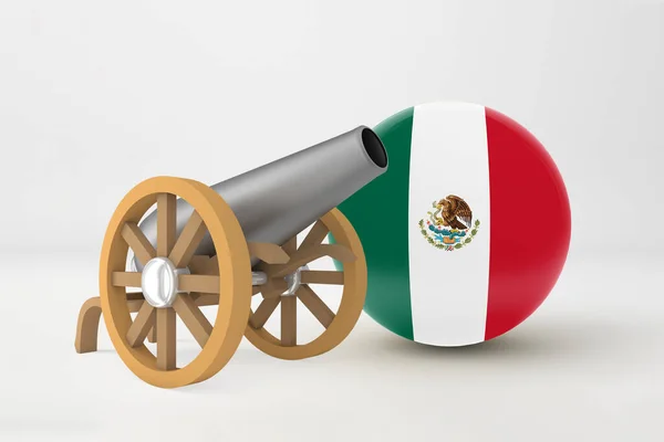 Ramadan Mexiko Und Cannon — Stockfoto