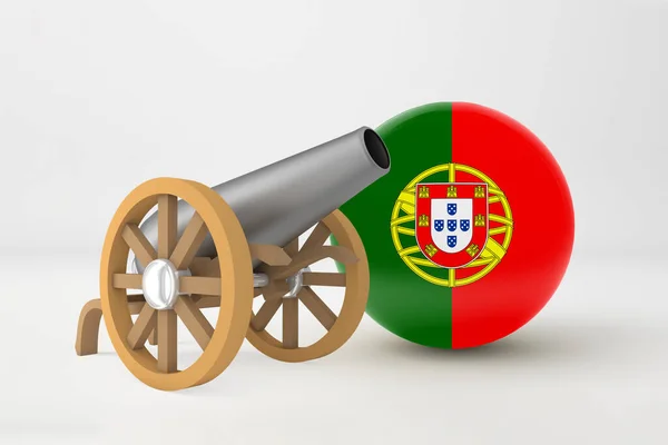 Ramadão Portugal Canhão — Fotografia de Stock