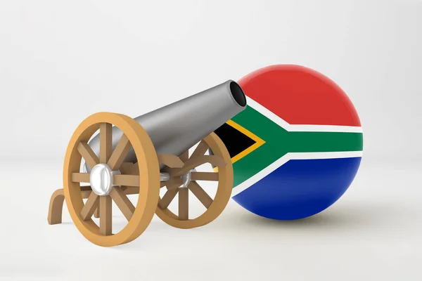 ラマダーン南アフリカと大砲 — ストック写真
