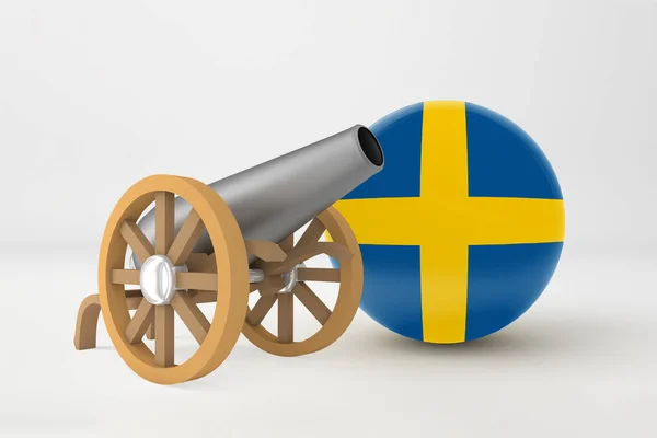 Ramadan Schweden Und Cannon — Stockfoto