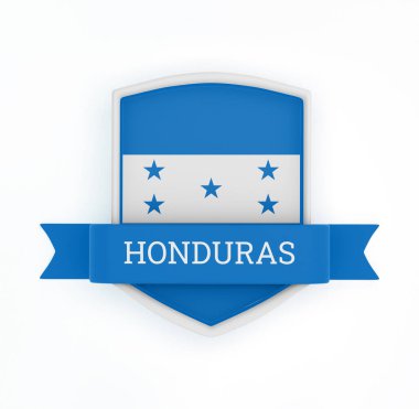 Kurdele Sancaklı Honduras Bayrağı