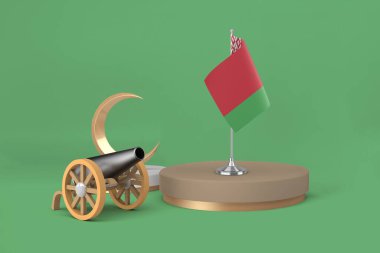 Ramazan Belarus Topu ve Hilal 3D Hazırlama