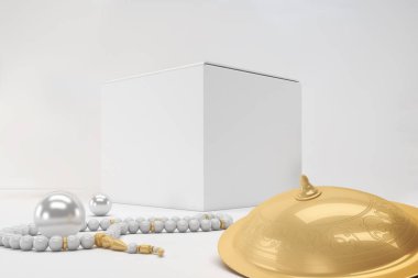 Ön tarafta Beyaz Arkaplanda Kurban Kutusu