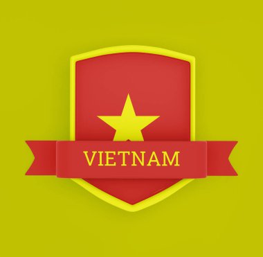 Sancaklı Vietnam Bayrağı 