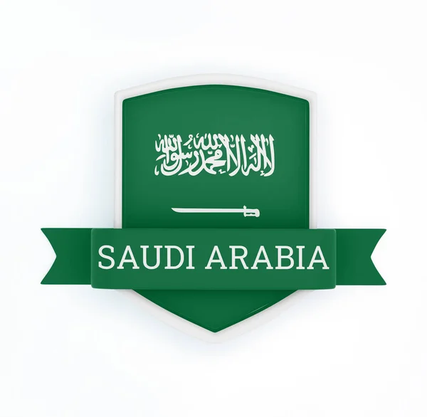 Szaúd Arábia Zászló Zászló — Stock Fotó