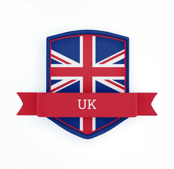 United Kingdom Flag Banner — Stock Photo, Image