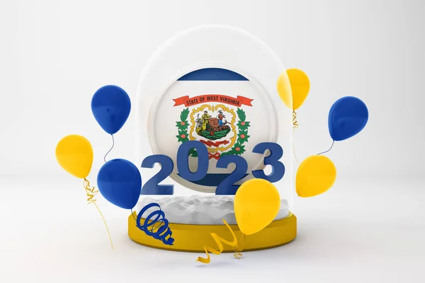 2023西弗吉尼亚环球气球庆祝活动 — 图库照片