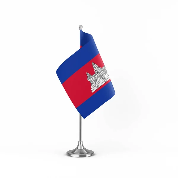 Příznak Tabulky Vlajky Kambodže — Stock fotografie