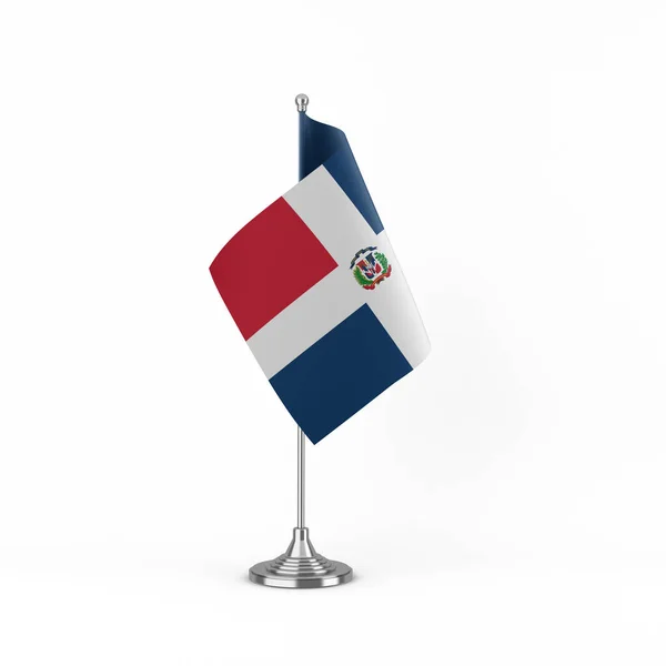 Bandeira Tabela Bandeira República Dominicana — Fotografia de Stock