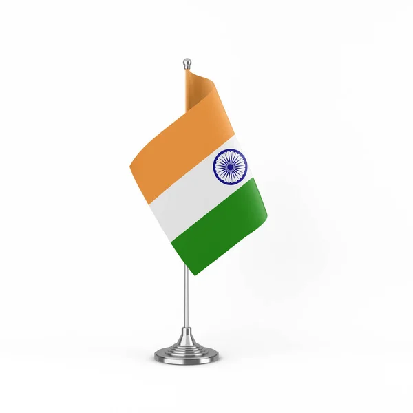 Bandera Mesa Oficina India — Foto de Stock