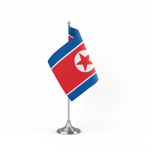 stock image North Korea Office Table Flag
