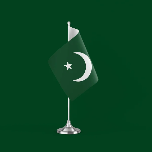 Pakisztáni Iroda Tábla Lobogó — Stock Fotó