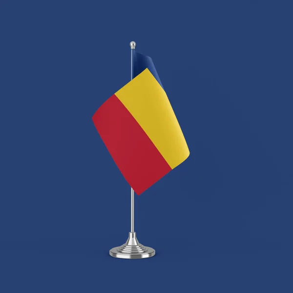 Roemenië Bureau Tafelvlag — Stockfoto