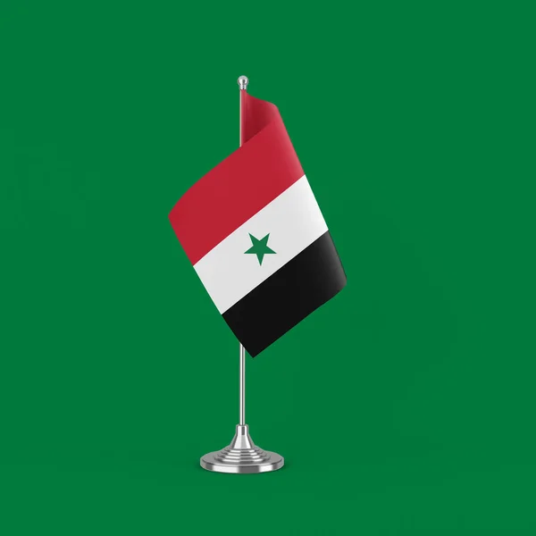 Bordsflagga För Syrienkontoret — Stockfoto