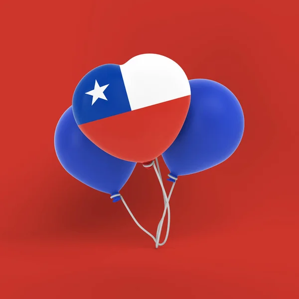 チリ風船セットお祝い — ストック写真