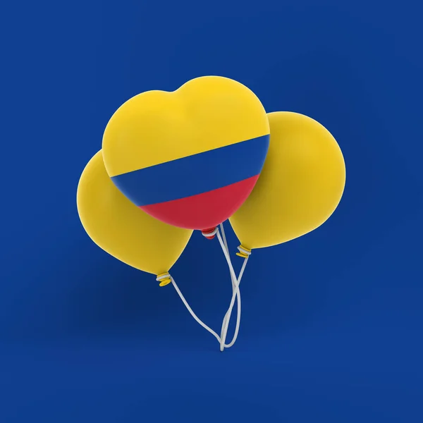 Kolombiya Balonları Kutlama Ayarları — Stok fotoğraf