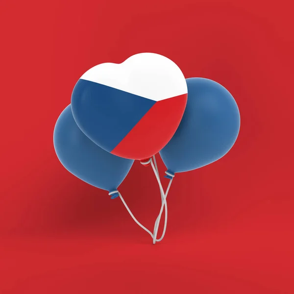 Checoslováquia Balões Set Celebration — Fotografia de Stock