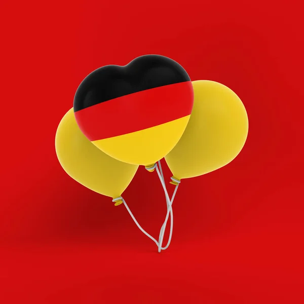 Alman Balonları Kutlamayı Ayarladı — Stok fotoğraf