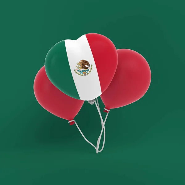 México Balões Set Celebration — Fotografia de Stock