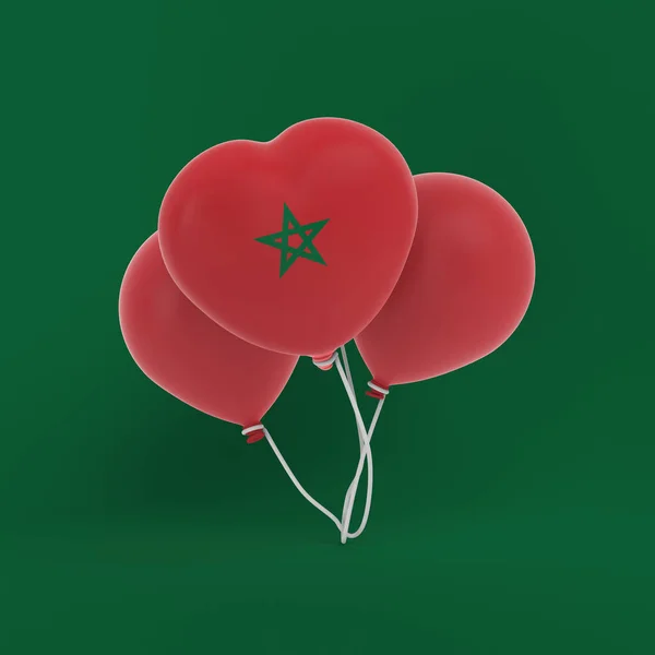 Marocko Ballonger Ställ Firandet — Stockfoto