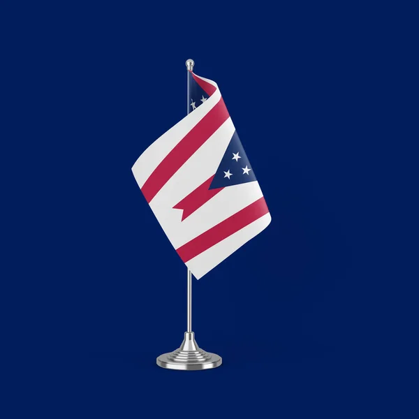 Ohio Table Office Flag — 图库照片