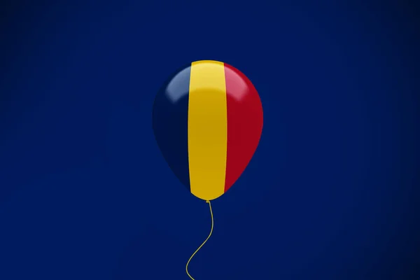 Chad Flag Balon Kutlaması — Stok fotoğraf