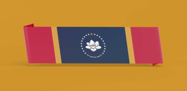 Mississippi Bayrak Lastik Bayrağı