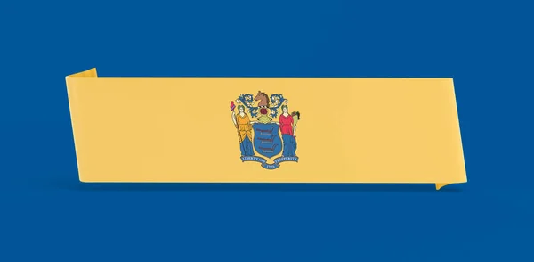 Prapor Vlajky New Jersey — Stock fotografie