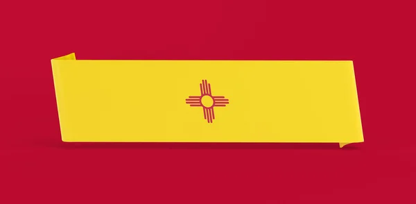 New Mexico Flag Banner — Stock Photo, Image