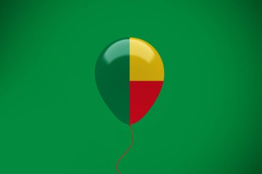 Benin Bayraklı Balon Kutlaması